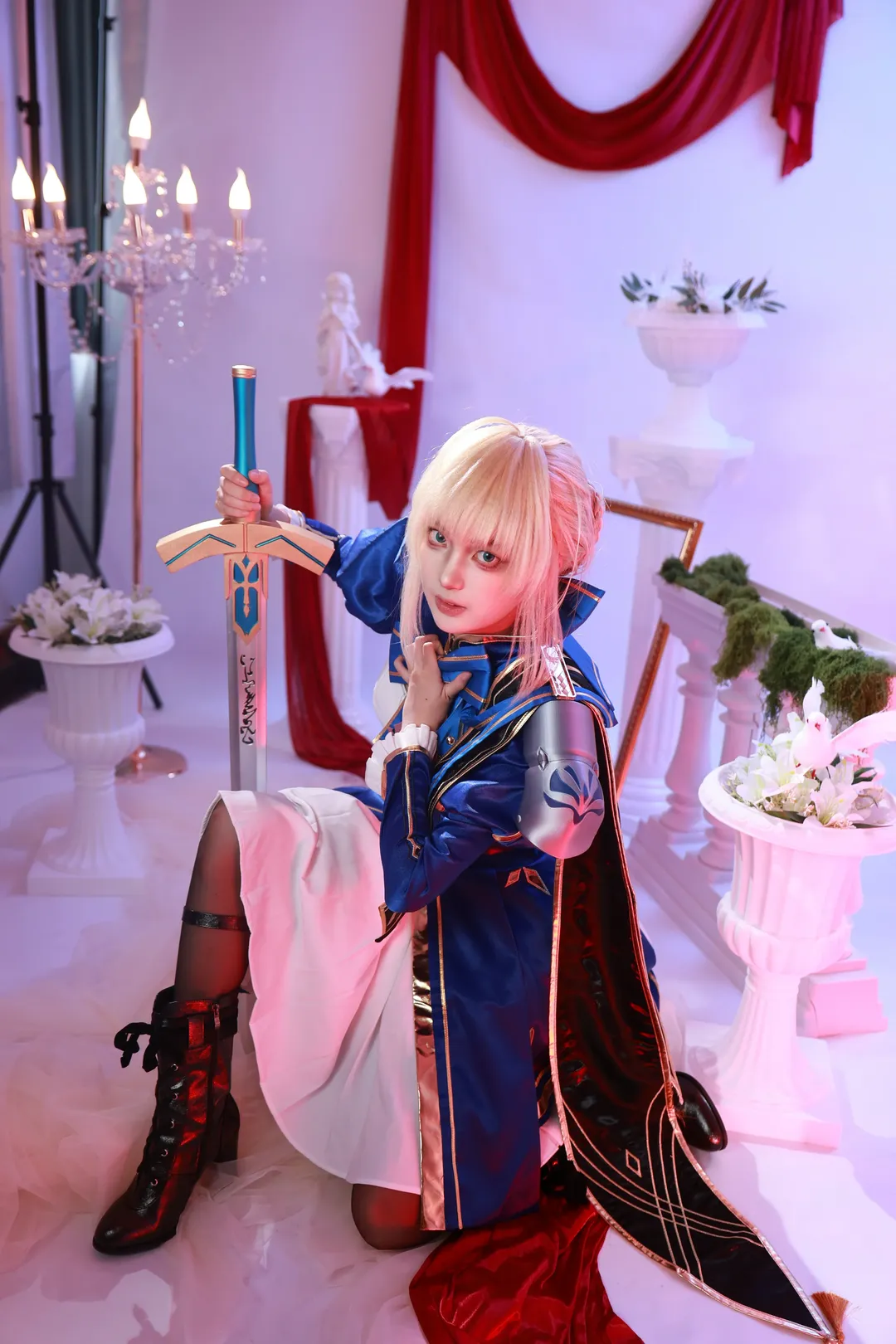 崩坏星穹铁道, 阿尔托莉雅cos, 道具还原, cosplay摄影, 舞台剧风 - 第1张