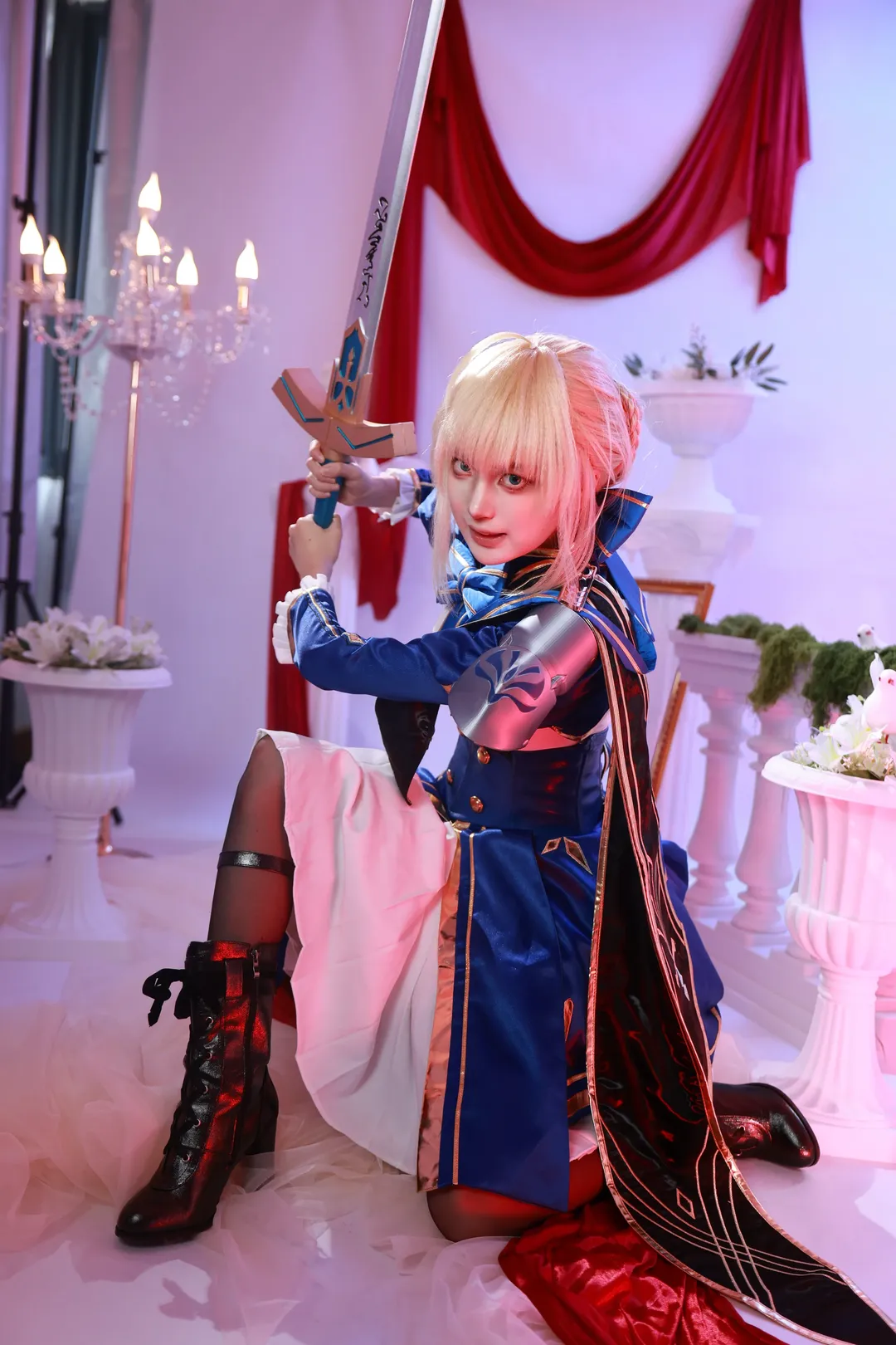 崩坏星穹铁道, 阿尔托莉雅cos, 道具还原, cosplay摄影, 舞台剧风 - 第2张
