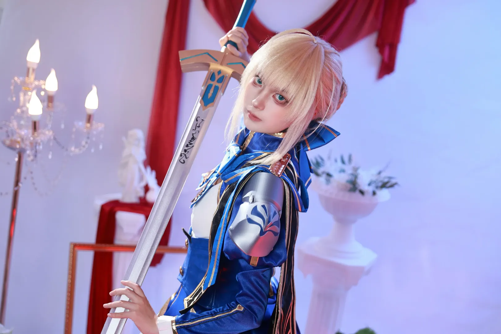 崩坏星穹铁道, 阿尔托莉雅cos, 道具还原, cosplay摄影, 舞台剧风