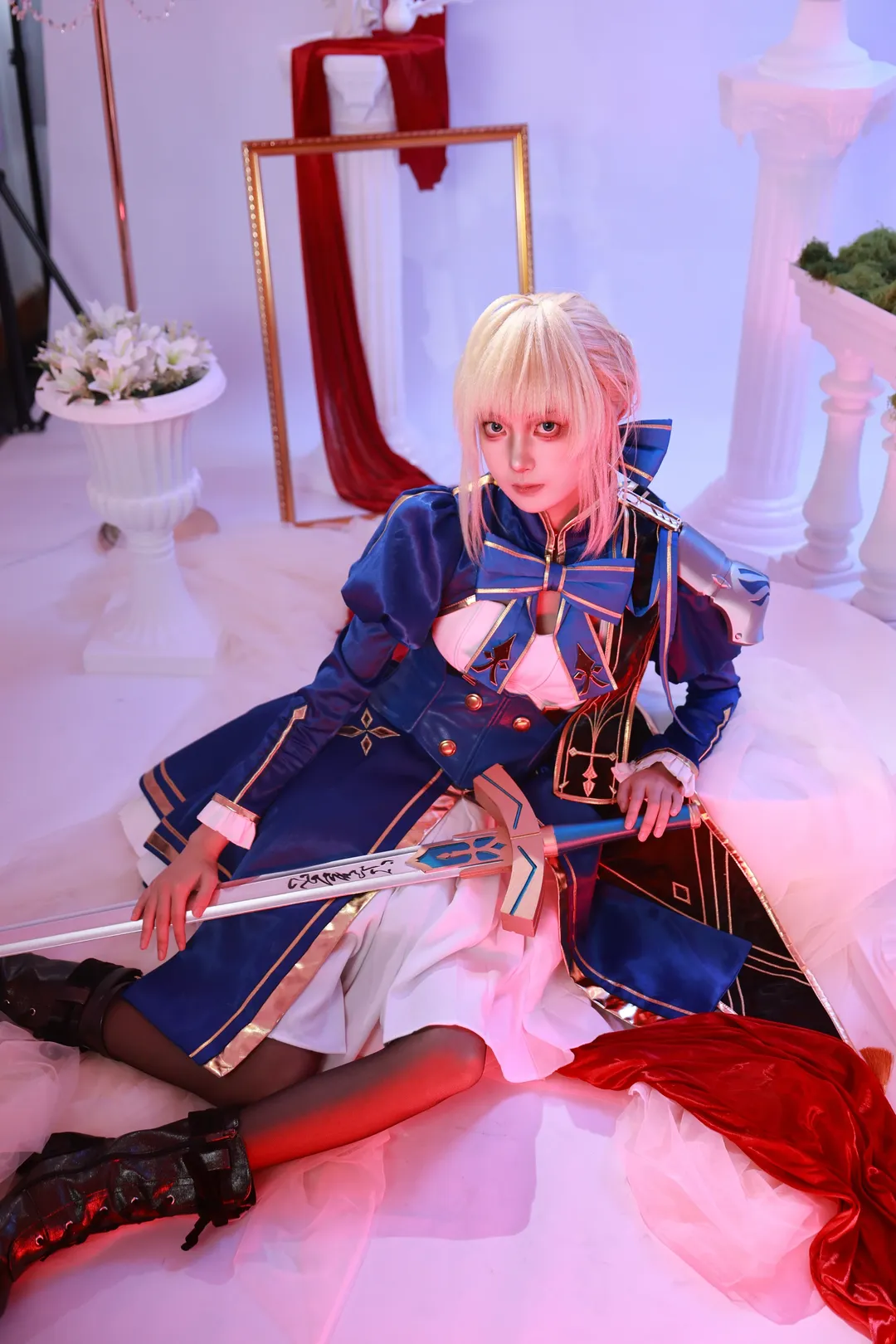 崩坏星穹铁道, 阿尔托莉雅cos, 道具还原, cosplay摄影, 舞台剧风 - 第4张