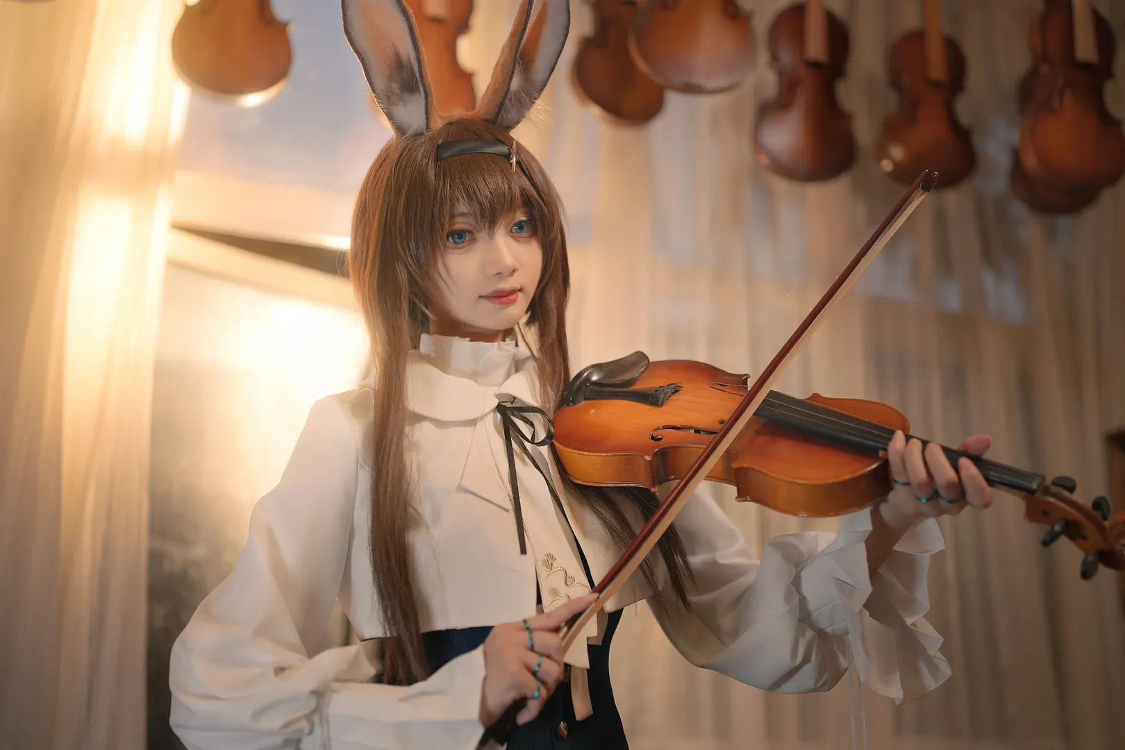 Arknights, Amiya cosplay, Bunny girl, Violin cosplay, Capturing Shining Moments - Image 4