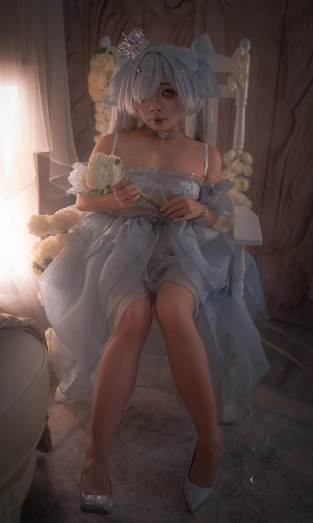 cosplay, 二次元摄影, 灰姑娘cos, 胜利女神nikke, 薄纱穿搭 - 第2张