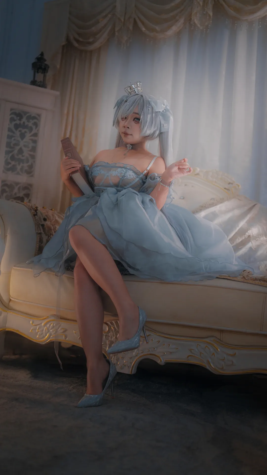 cosplay, 二次元摄影, 灰姑娘cos, 胜利女神nikke, 薄纱穿搭 - 第7张