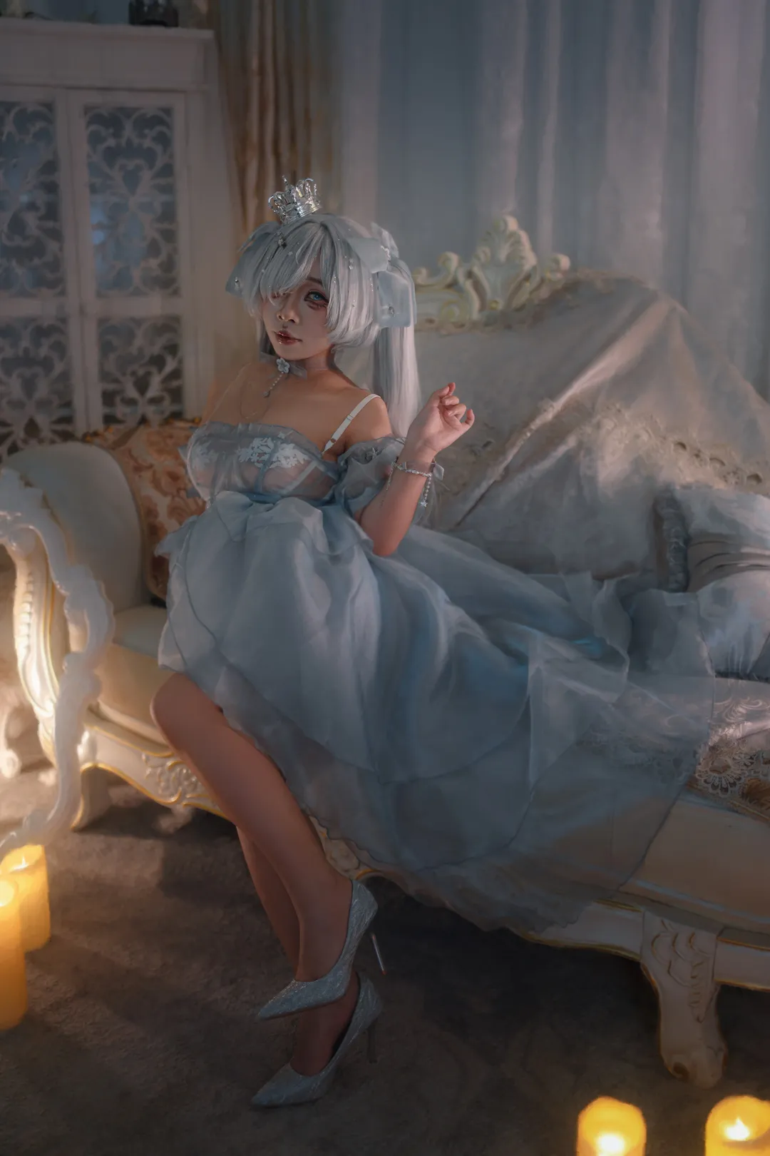 cosplay, 二次元摄影, 灰姑娘cos, 胜利女神nikke, 薄纱穿搭 - 第8张