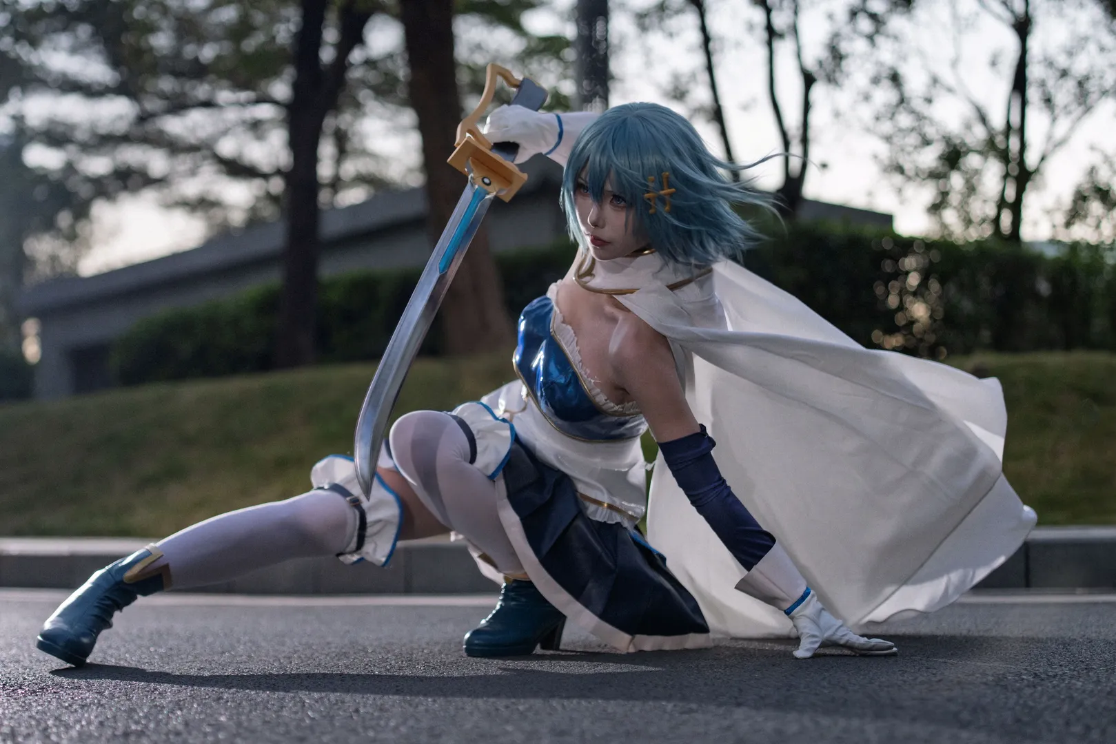 二次元摄影, 萤火虫漫展, 魔法少女小圆, 沙耶香cos, cosplay外拍 - 第1张