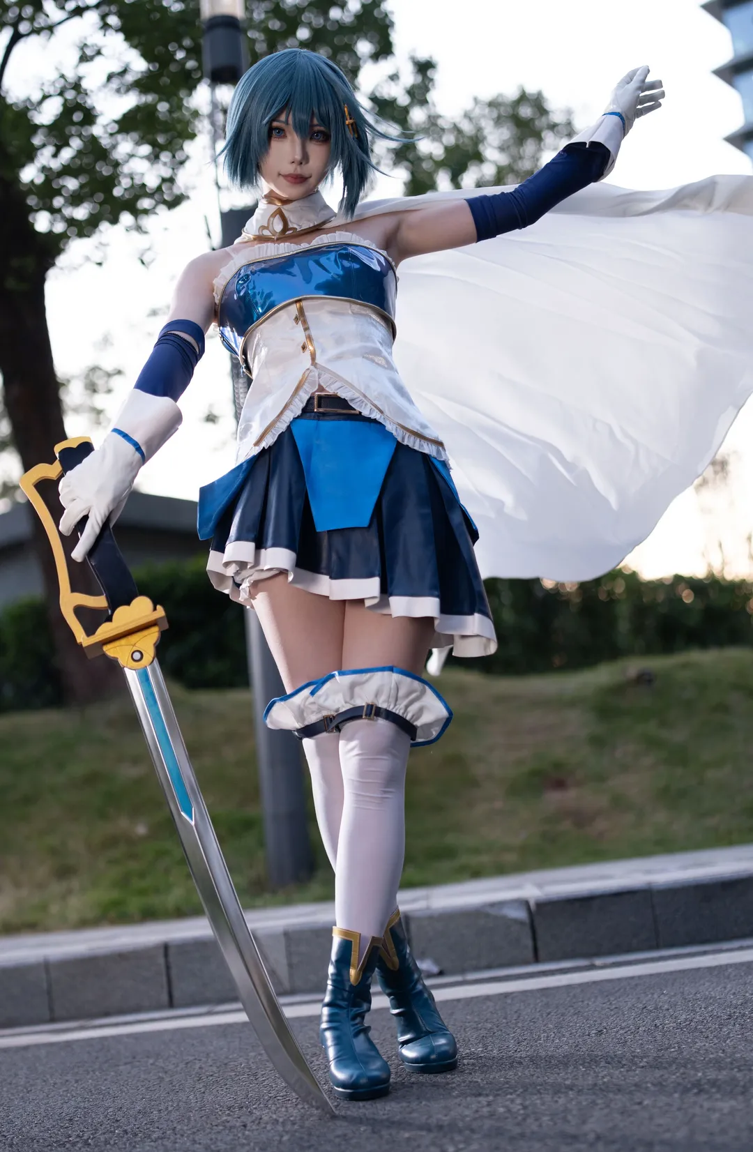二次元摄影, 萤火虫漫展, 魔法少女小圆, 沙耶香cos, cosplay外拍 - 第5张
