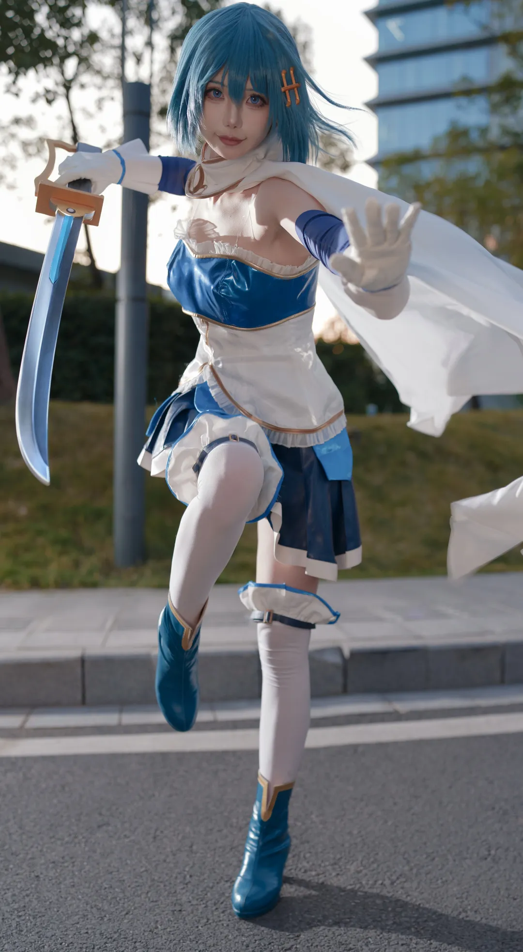 二次元摄影, 萤火虫漫展, 魔法少女小圆, 沙耶香cos, cosplay外拍 - 第6张