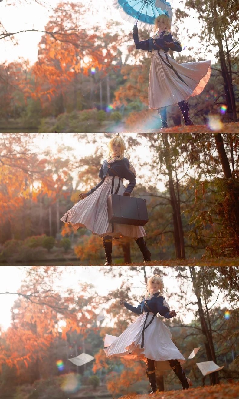 Atmospheric photography, Violet Evergarden cosplay, Violet Evergarden, Backlit portrait, Outdoor cosplay - Image 1