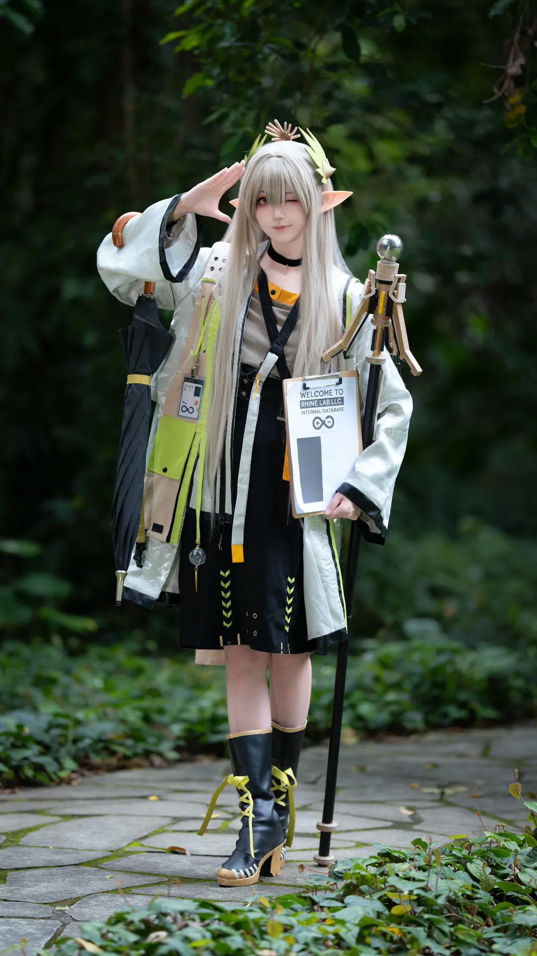 cosplay, 二次元摄影, 明日方舟, 缪尔赛斯cos, 林间外拍 - 第1张