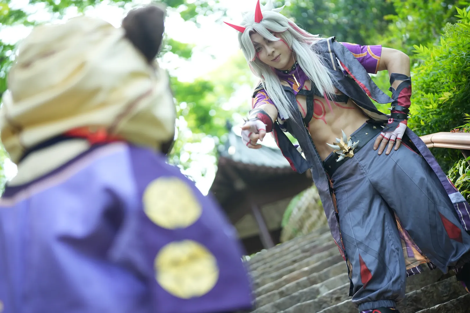 原神, 屋外コスプレ, コスプレシェア, イベント個人参加, 荒瀧一斗コスプレ - 9枚目