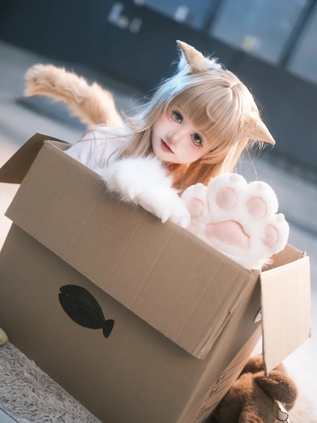 漫展摄影, cosplay日常, 白丝穿搭, 兽耳娘, 猫娘cos - 第4张