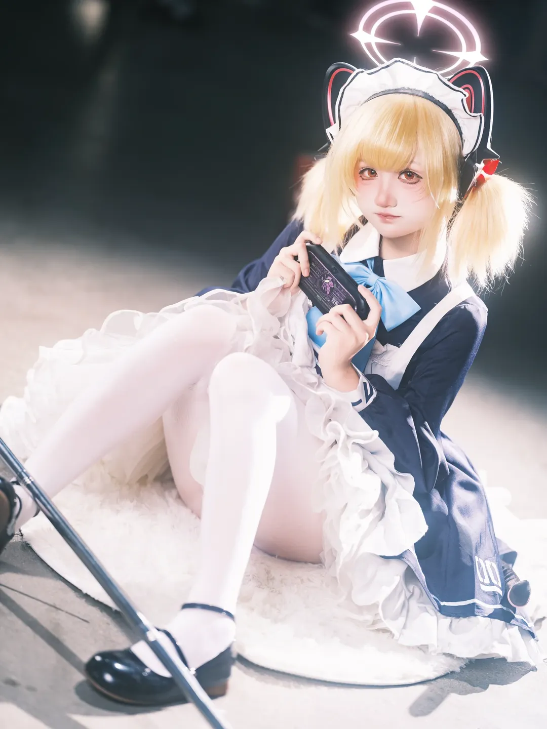 ブルーアーカイブ, メイド服, イベント写真, コスプレ撮影, 才羽モモイ コスプレ