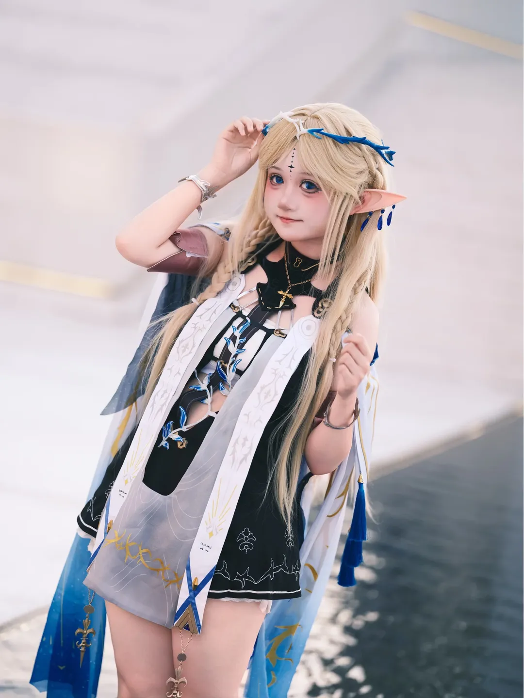 鸣潮, cosplay, 卡提希娅cos, 外景摄影, 精灵cos - 第2张
