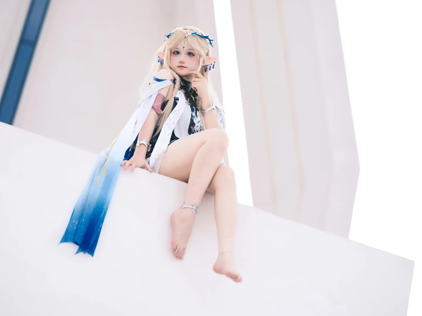 鸣潮, cosplay, 卡提希娅cos, 外景摄影, 精灵cos - 第6张