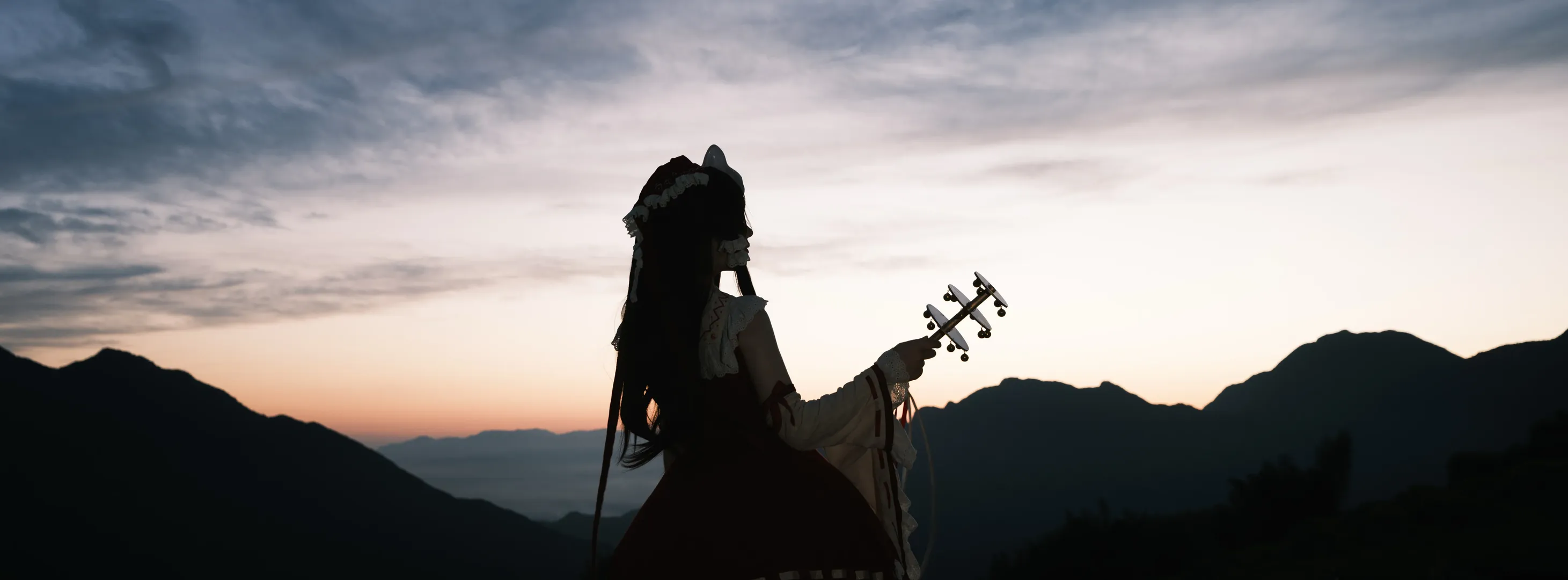 博丽灵梦cos, 东方project, 和风cos, cosplay摄影, 梯田外景 - 第2张