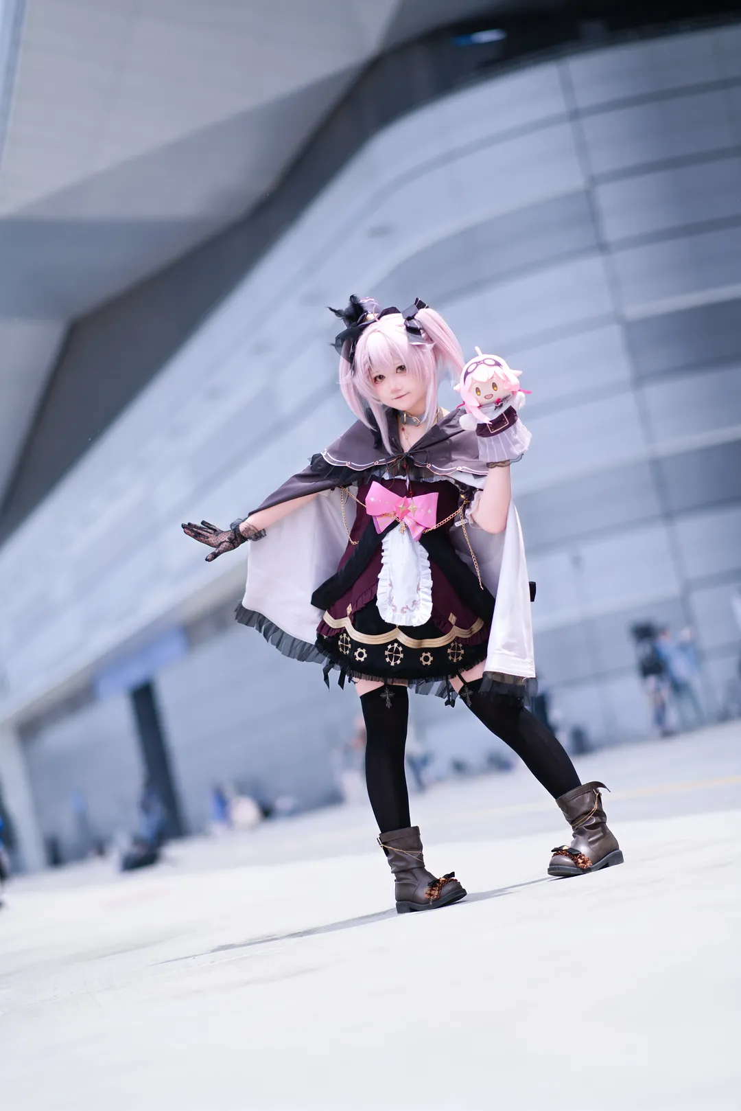 cosplay, 场照, 双马尾, 永雏塔菲cos, 永雏塔菲