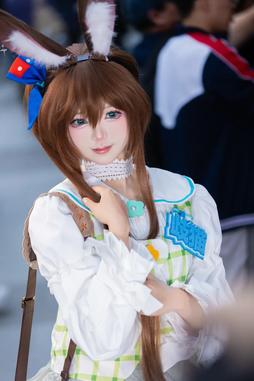 Convention photos, Arknights, Amiya cosplay, Twin-tail hairstyle, ACG Cosplayer - Image 5