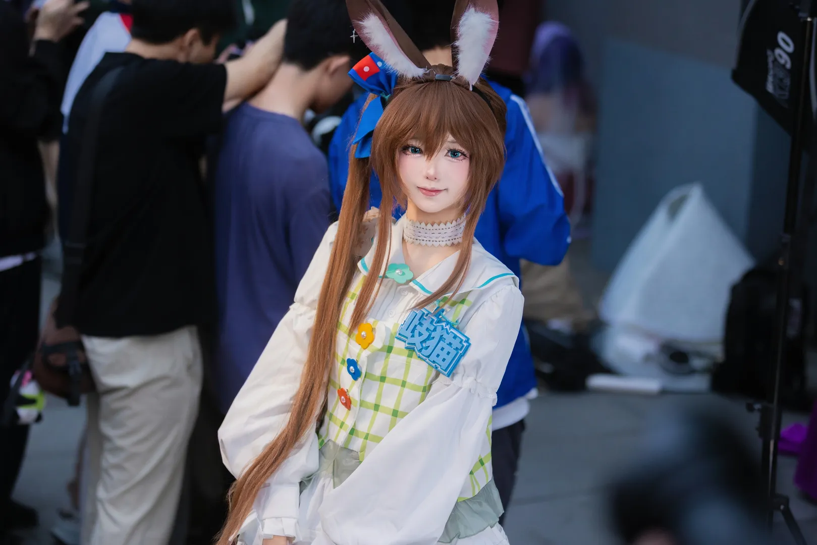 Convention photos, Arknights, Amiya cosplay, Twin-tail hairstyle, ACG Cosplayer - Image 6