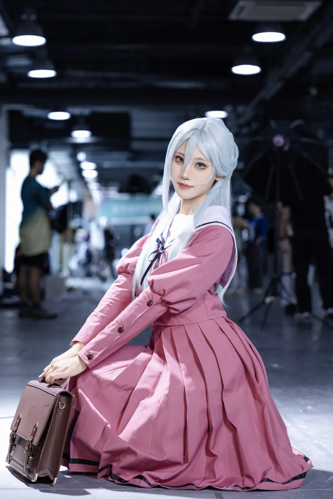 Convention photos, Firefly ACG Expo, Anime cosplay, Sailor suit outfit, Silver hair wig