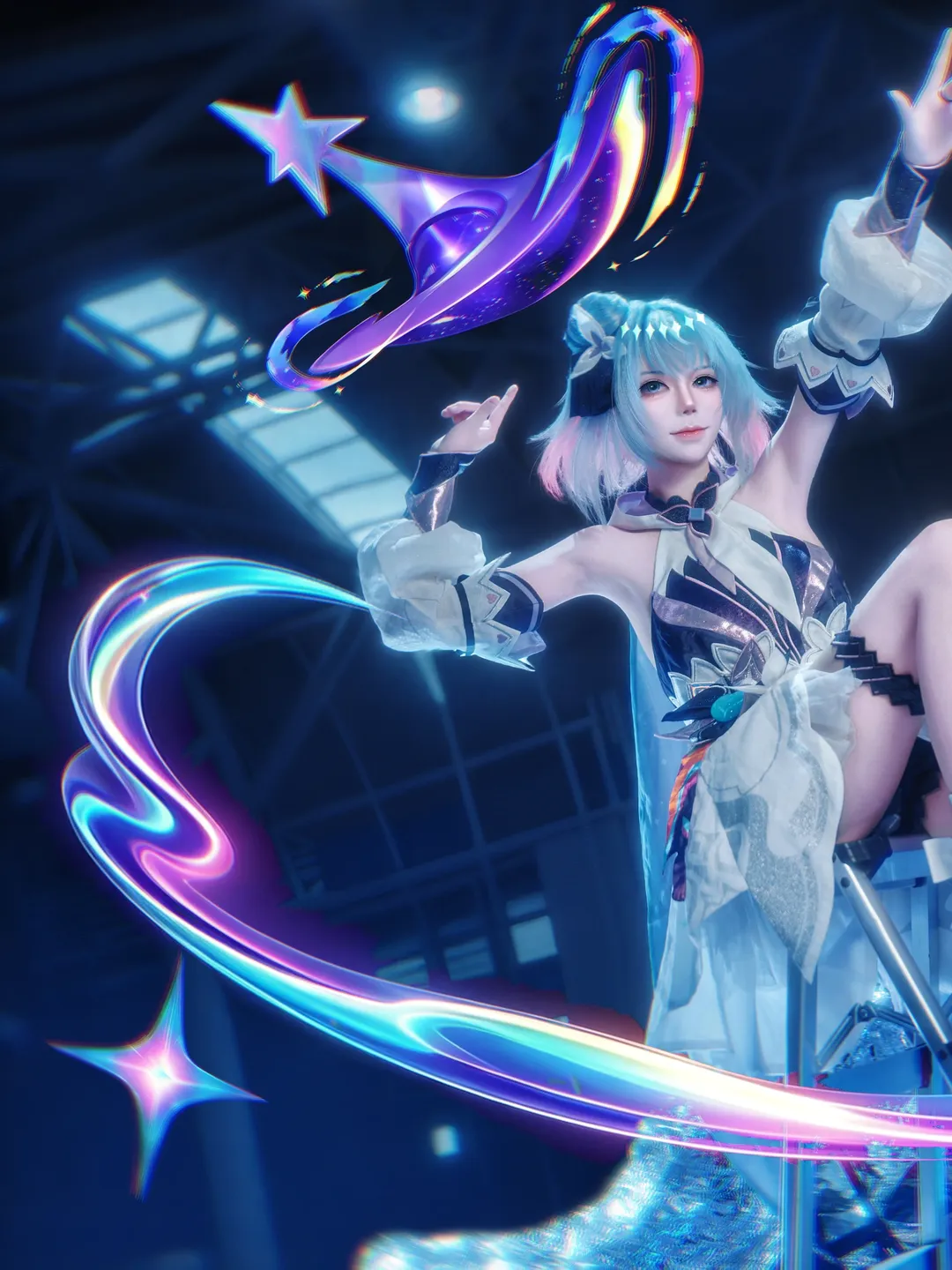 王者荣耀, 二次元cosplay, 小乔cos, 魔法少女cos, 时之魔女cos - 第1张