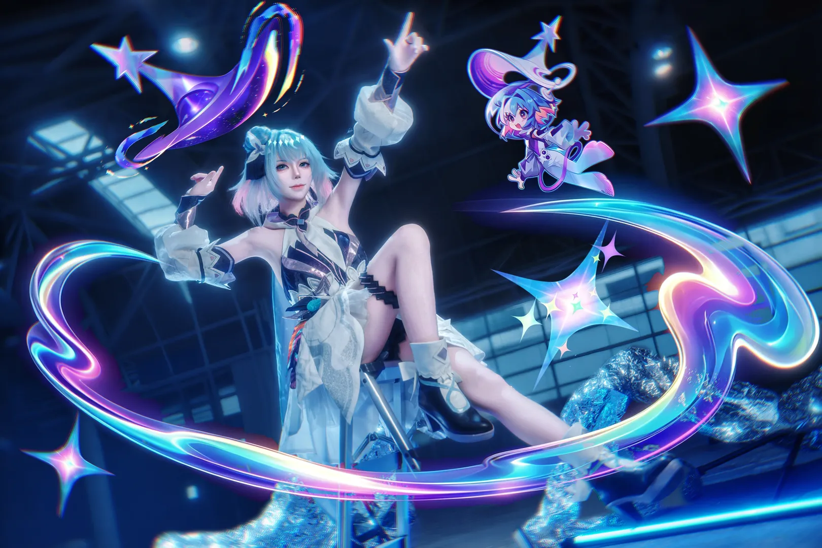 王者荣耀, 二次元cosplay, 小乔cos, 魔法少女cos, 时之魔女cos