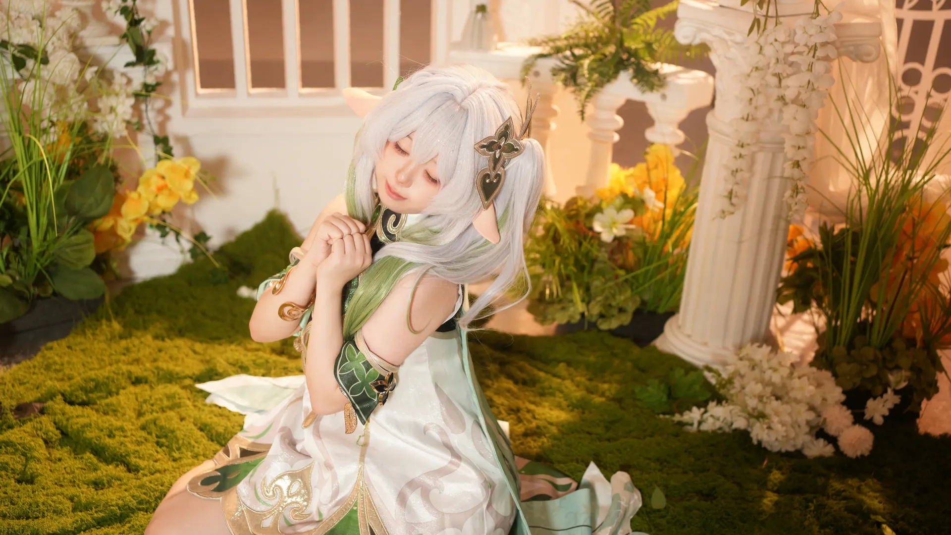 原神, 纳西妲cos, 精灵耳, 草神cos, cosplay摄影 - 第2张