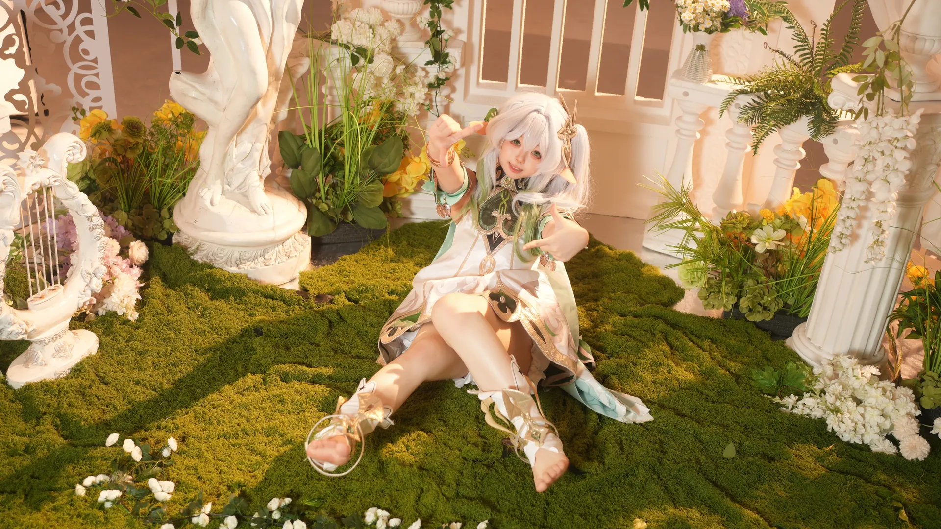 原神, 纳西妲cos, 精灵耳, 草神cos, cosplay摄影 - 第5张