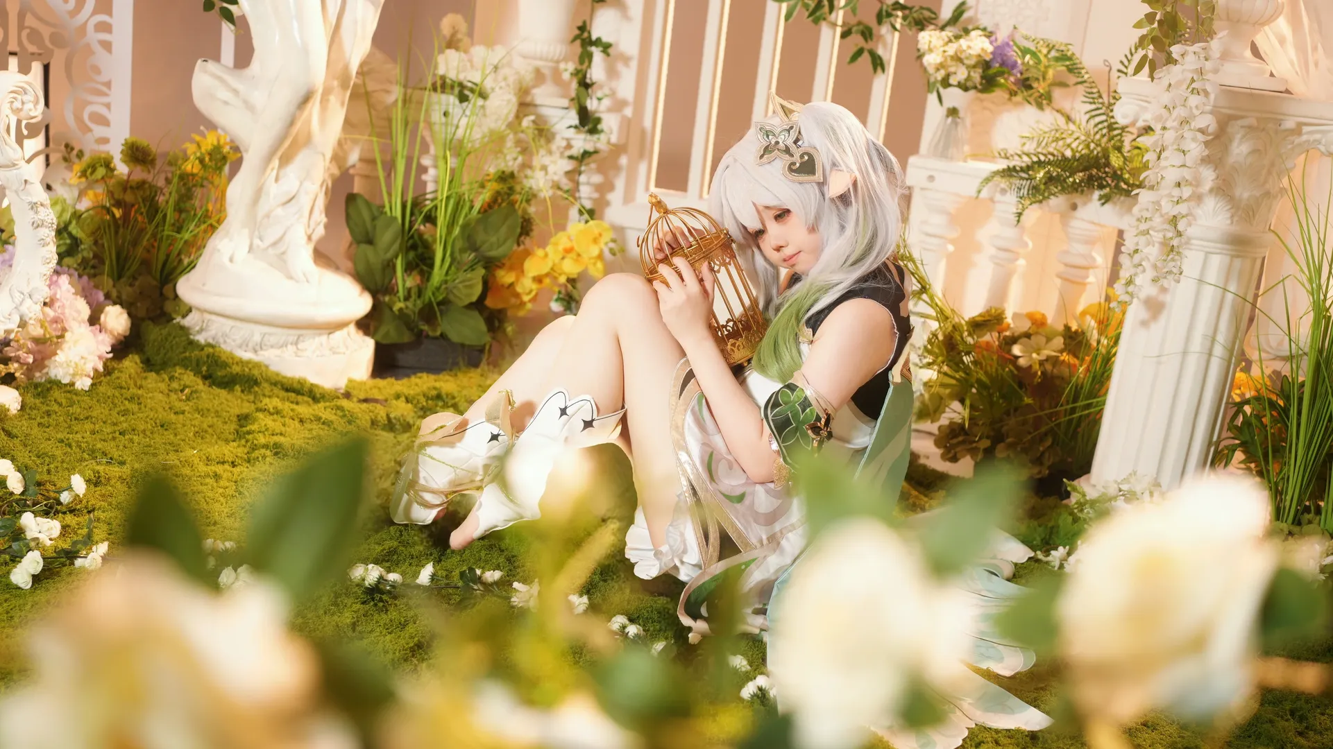 原神, 纳西妲cos, 精灵耳, 草神cos, cosplay摄影 - 第6张