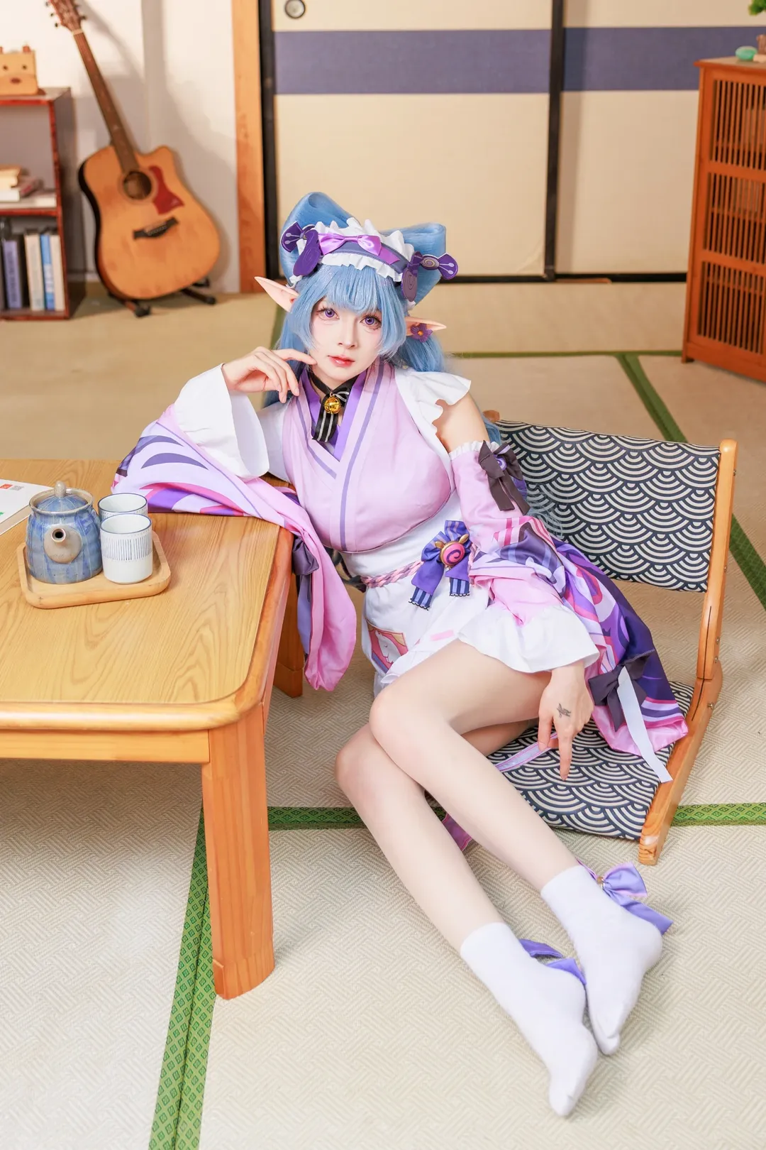 原神, cosplay摄影, 和风穿搭, 二次元日常, 梦见月瑞希cos