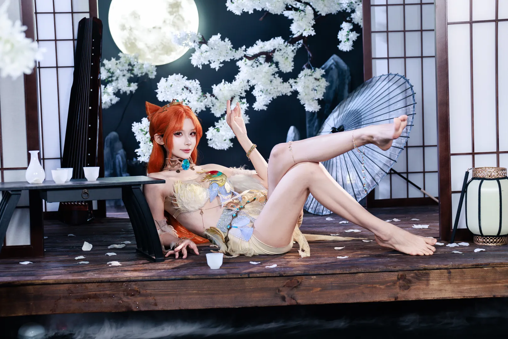 玉玲珑cos, 永劫无间, 古风cos, cosplay摄影, 赤阳天狐 - 第1张