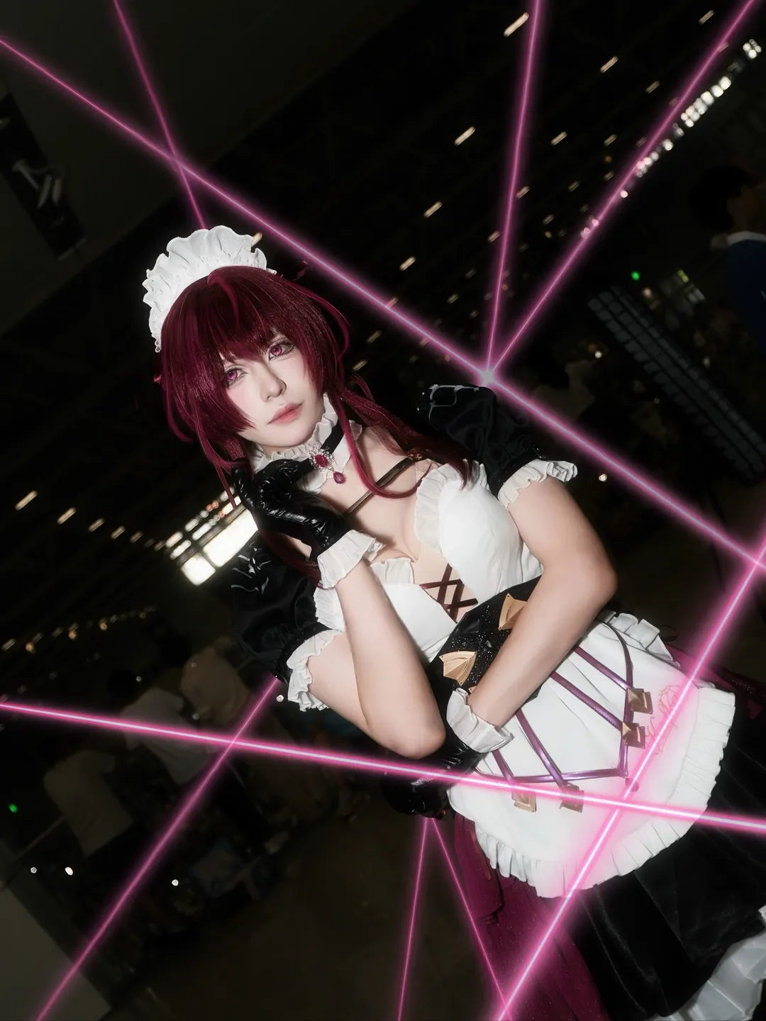 崩坏星穹铁道, 卡芙卡cos, 二次元角色扮演, 女仆装cosplay, 环形漫展场照 - 第2张