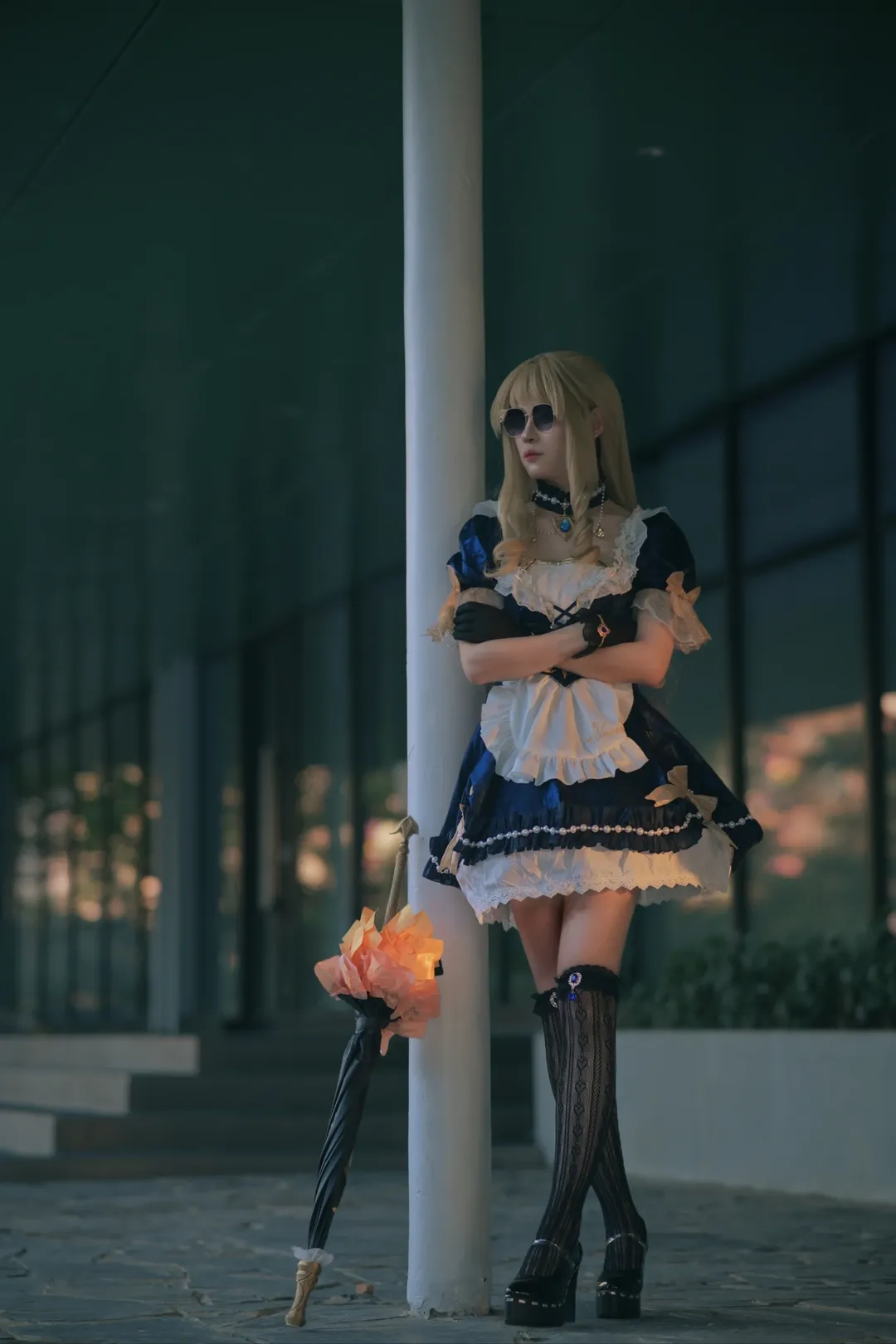 原神, 漫展摄影, cosplay场照, 娜维娅cos, 外景人像 - 第6张