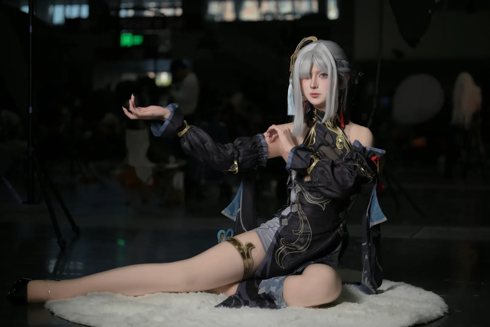 原神, 海灯节, 漫展场照, 申鹤cos, cosplay摄影