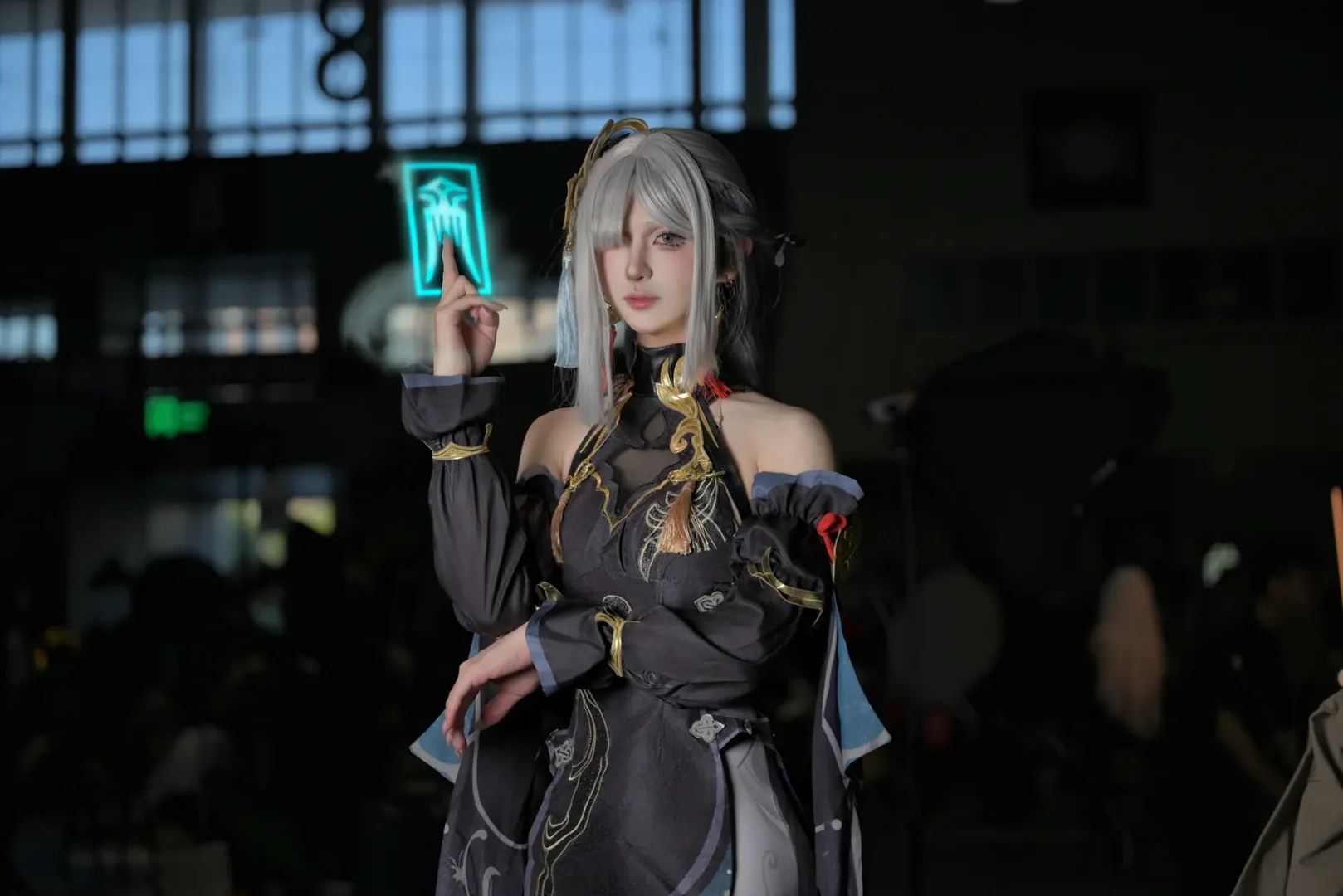 原神, 海灯节, 漫展场照, 申鹤cos, cosplay摄影 - 第3张