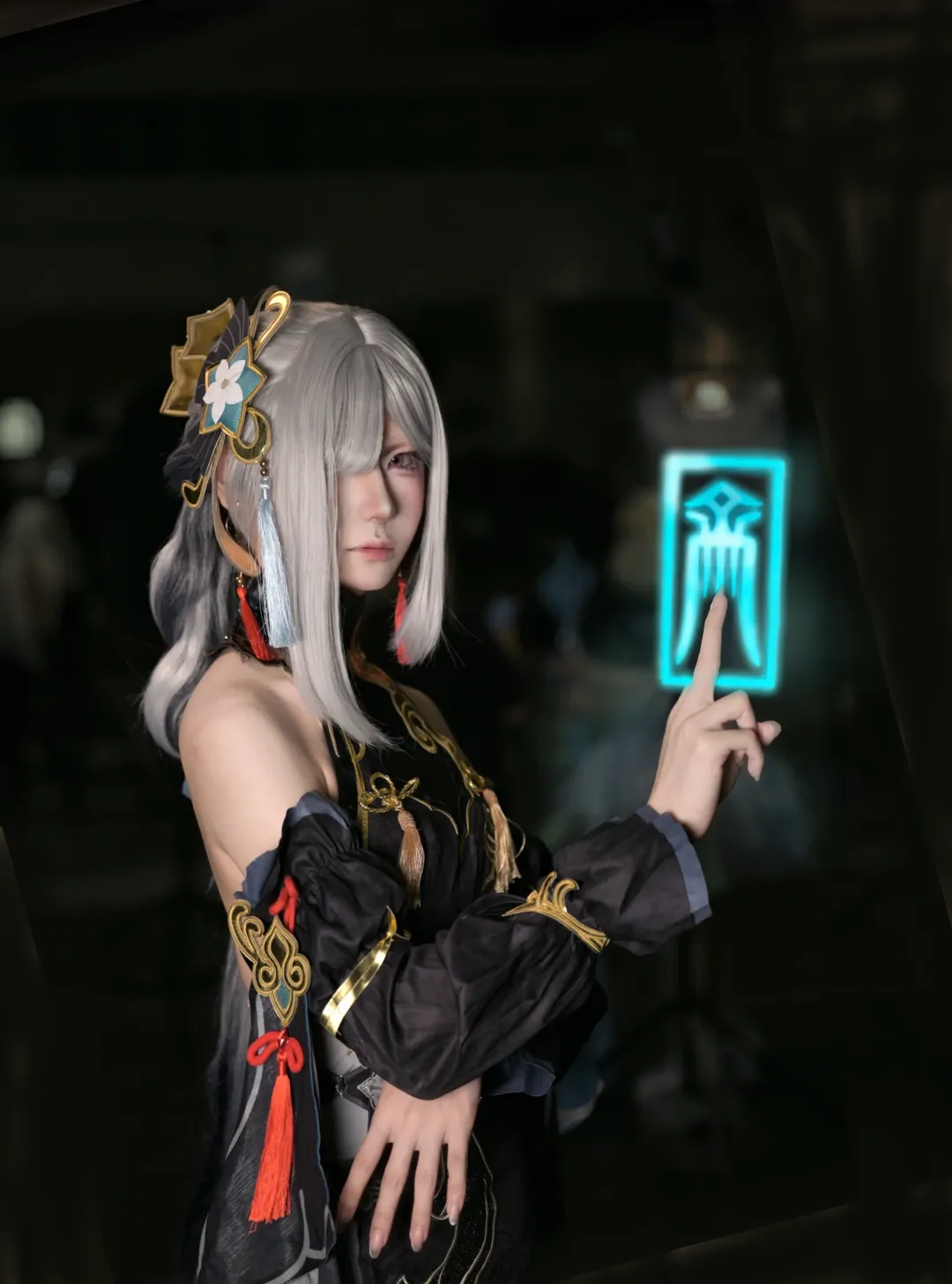 原神, 海灯节, 漫展场照, 申鹤cos, cosplay摄影 - 第4张