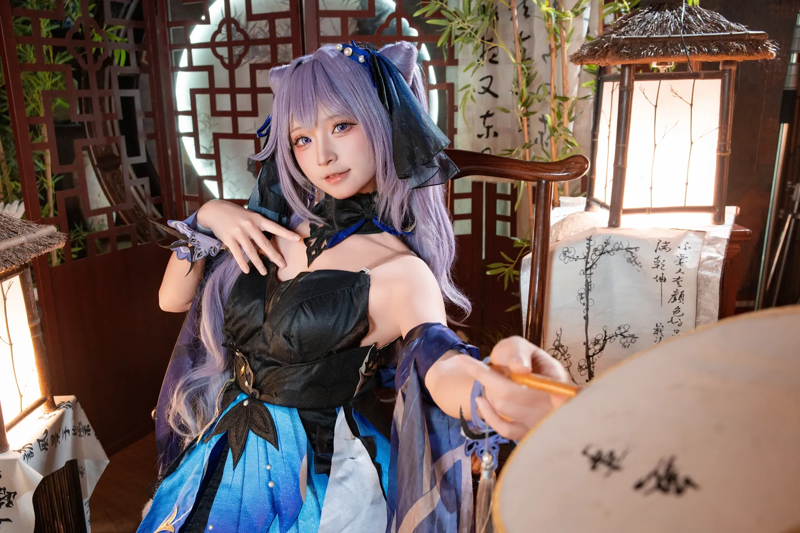 原神, 古风cosplay, 刻晴cos, 璃月角色, cosplay摄影 - 第1张