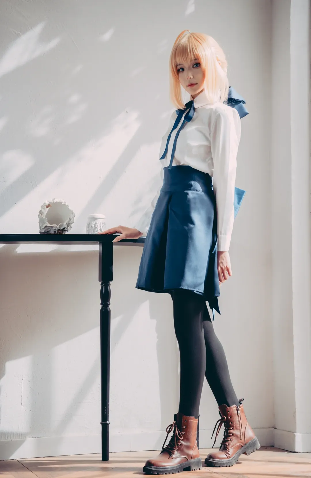 阿爾託莉雅cos, Fate, 日常向cosplay, 春日外景, 便服正片