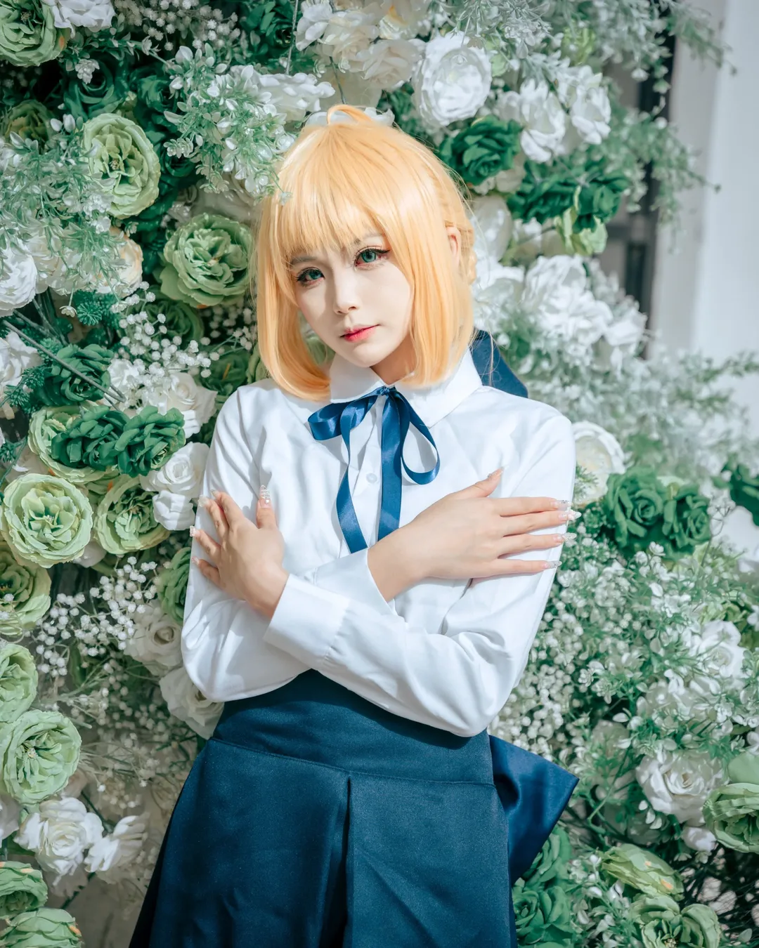阿尔托莉雅cos, Fate, 日常向cosplay, 春日外景, 便服正片 - 第6张