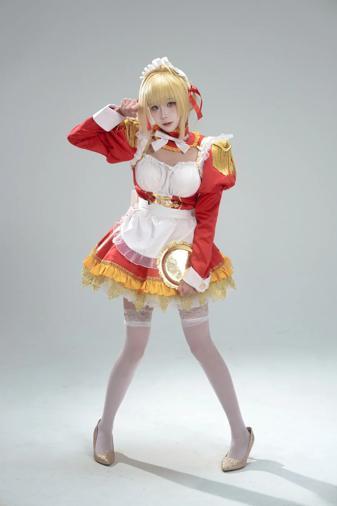 Fate/Grand Order, 二次元cosplay, FGOcosplay, 白棚正片, 尼禄克劳迪乌斯cos - 第1张