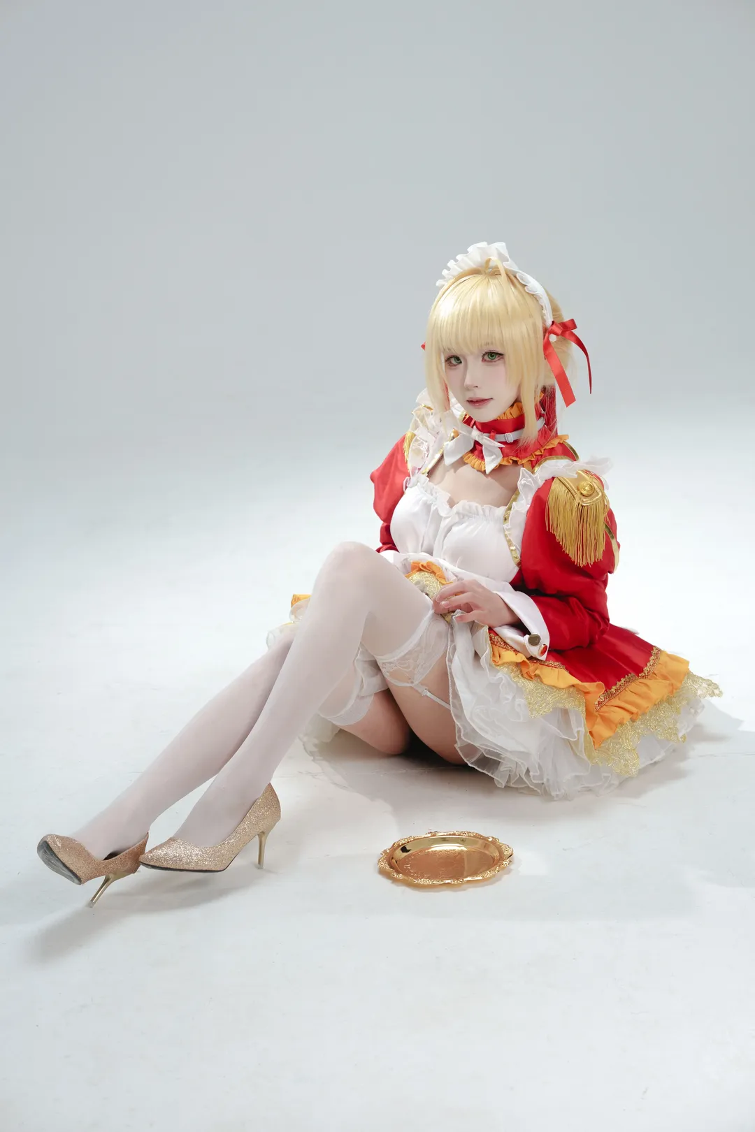 Fate/Grand Order, 二次元cosplay, FGOcosplay, 白棚正片, 尼禄克劳迪乌斯cos