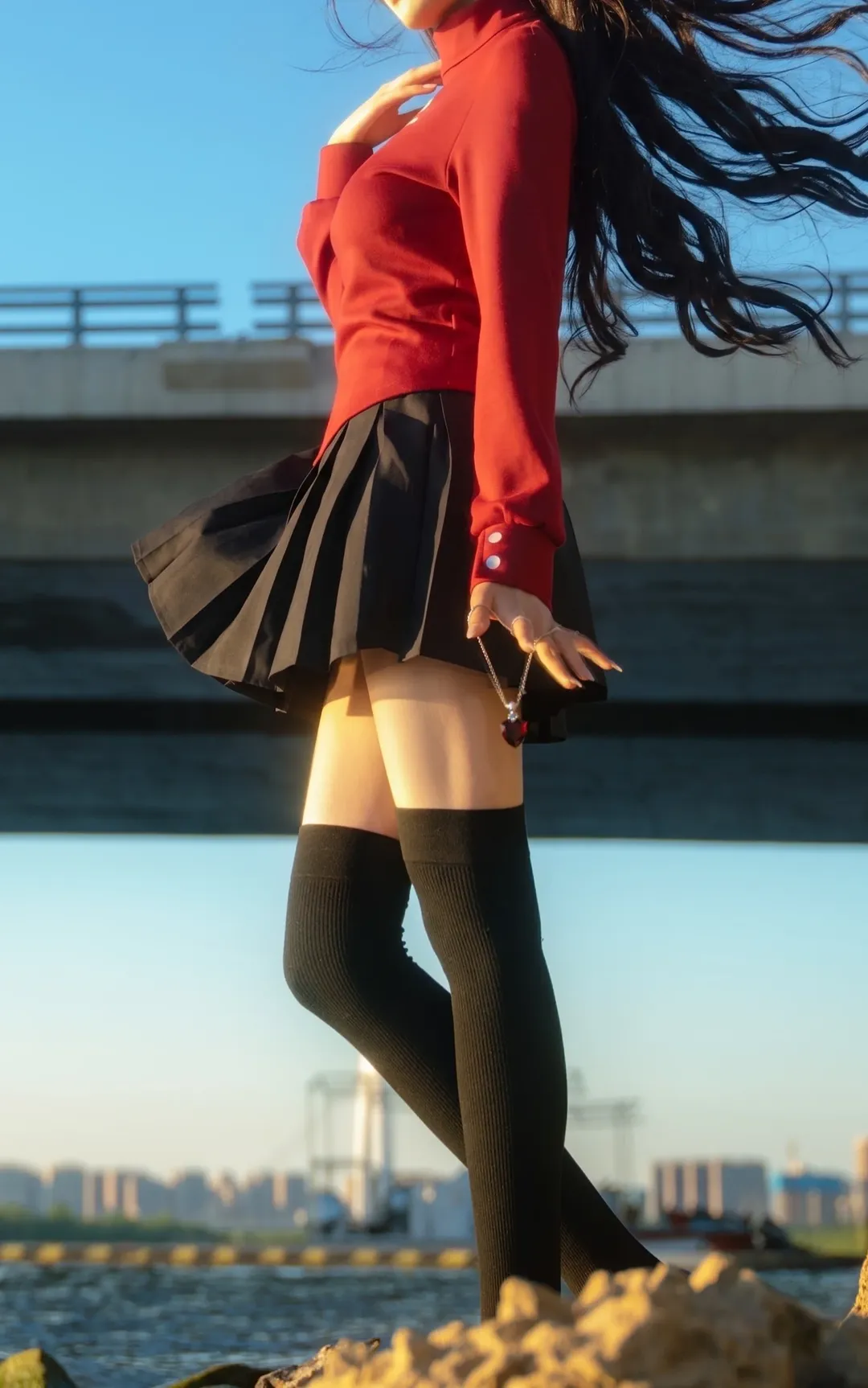 二次元, cosplay, 远坂凛cos, Fate/stay night, 型月