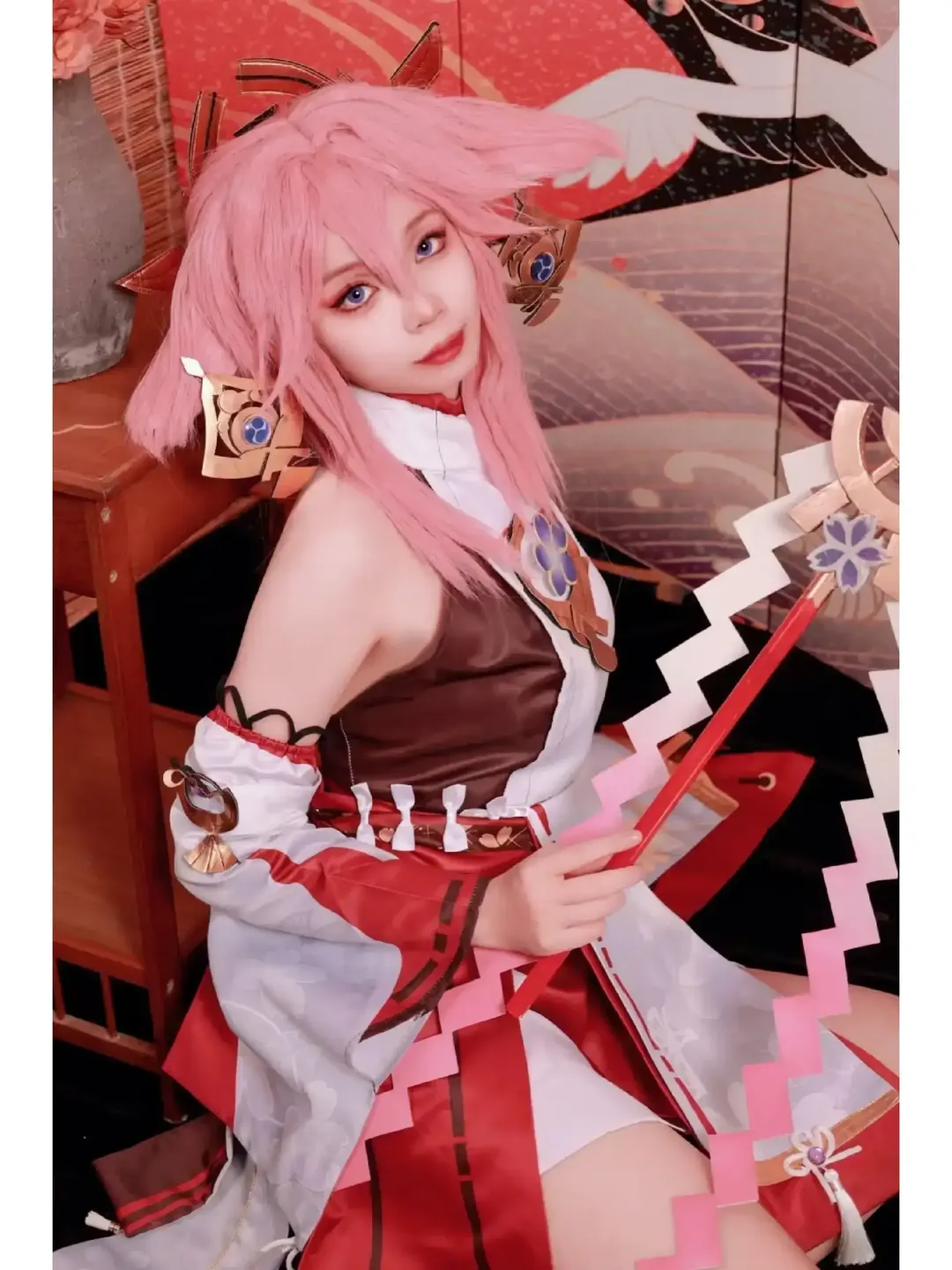 原神, コスプレ, コスプレ写真, 和風撮影, 八重神子 コスプレ - 4枚目