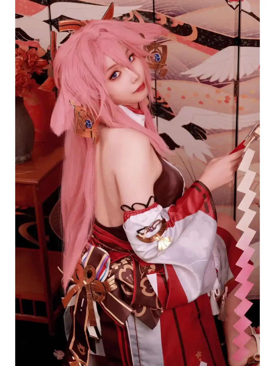 原神, コスプレ, コスプレ写真, 和風撮影, 八重神子 コスプレ - 6枚目