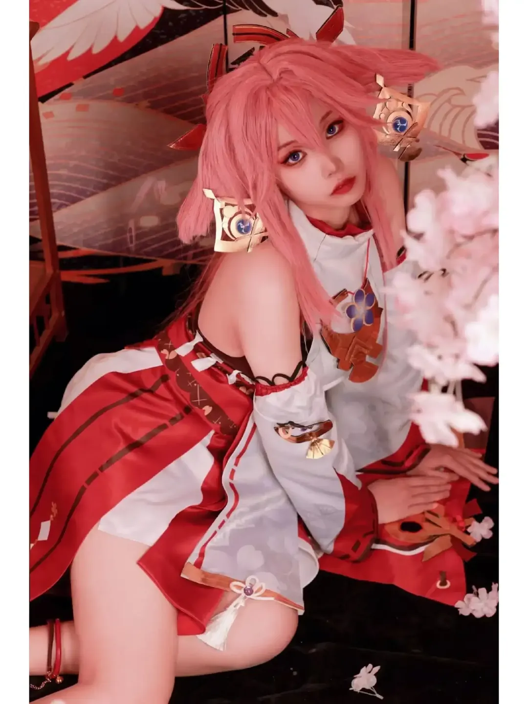 原神, コスプレ, コスプレ写真, 和風撮影, 八重神子 コスプレ - 8枚目