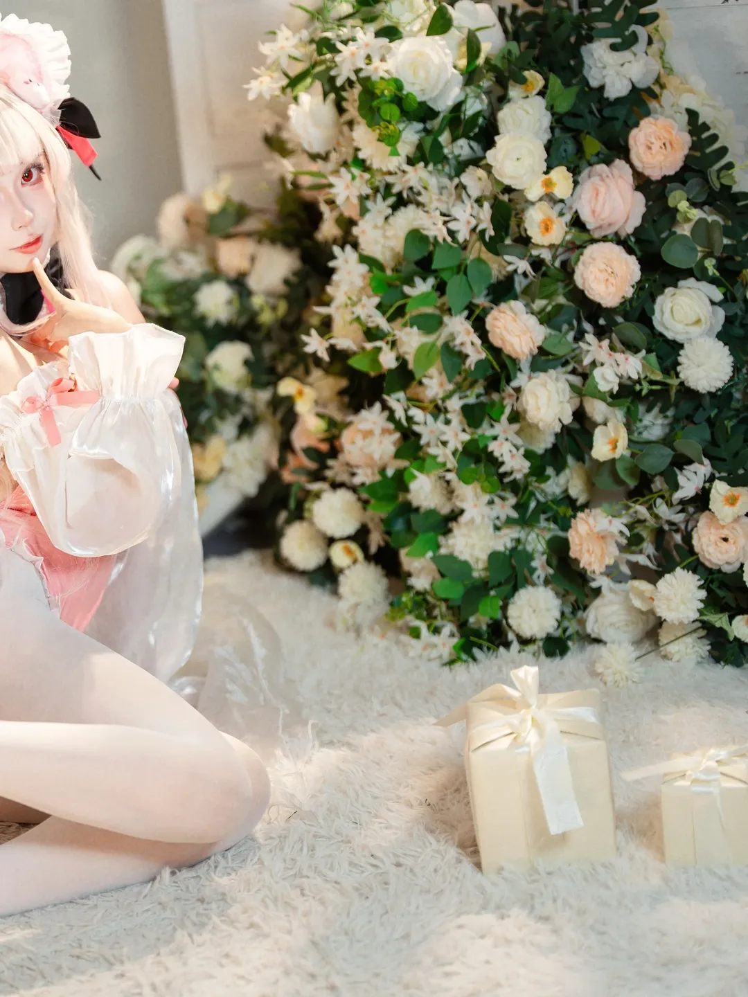 碧蓝航线, 室内摄影, cosplay正片, 哈尔福德cos, 花海少女 - 第2张