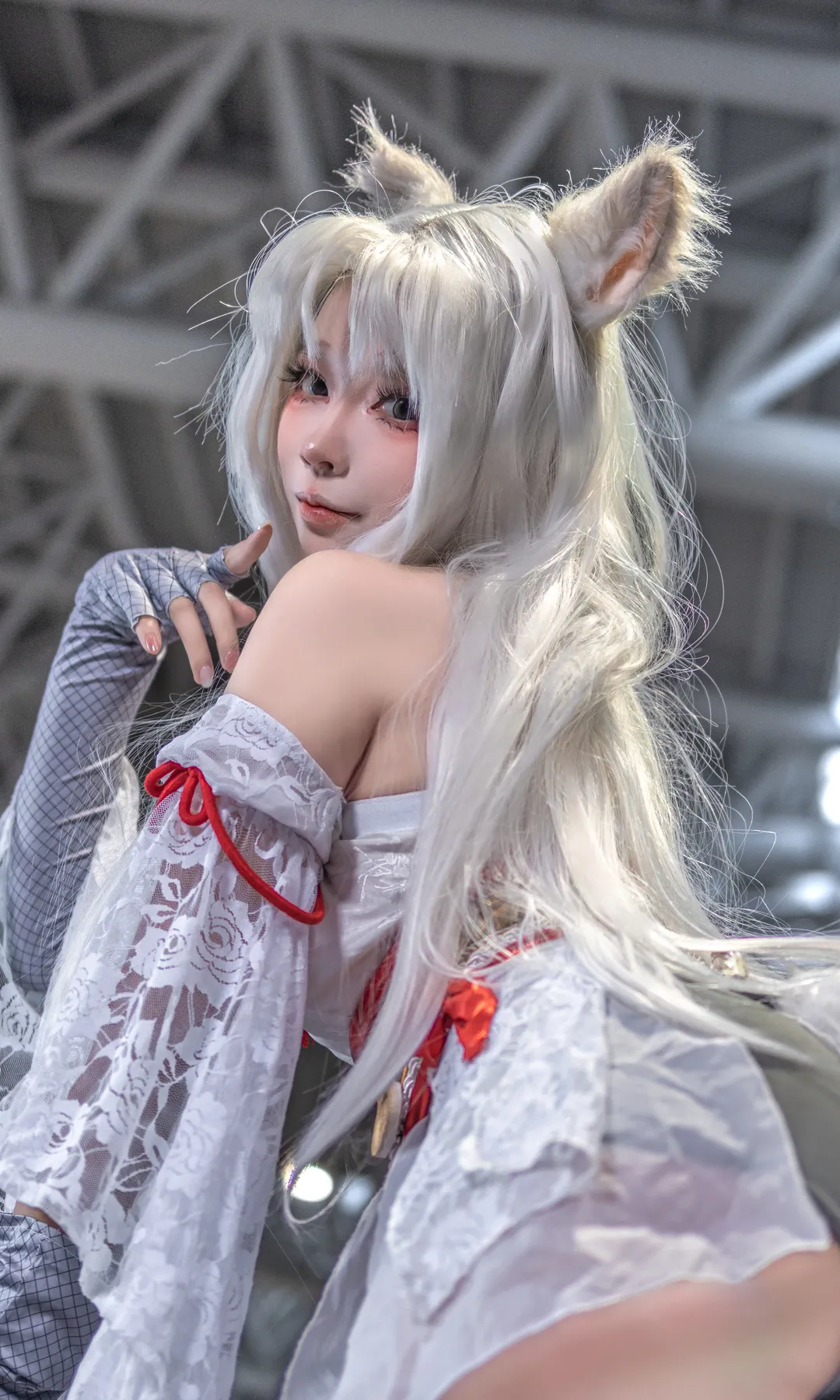 永劫无间, cosplay场照, 胡桃cos, 兽耳娘, 福州漫展 - 第2张