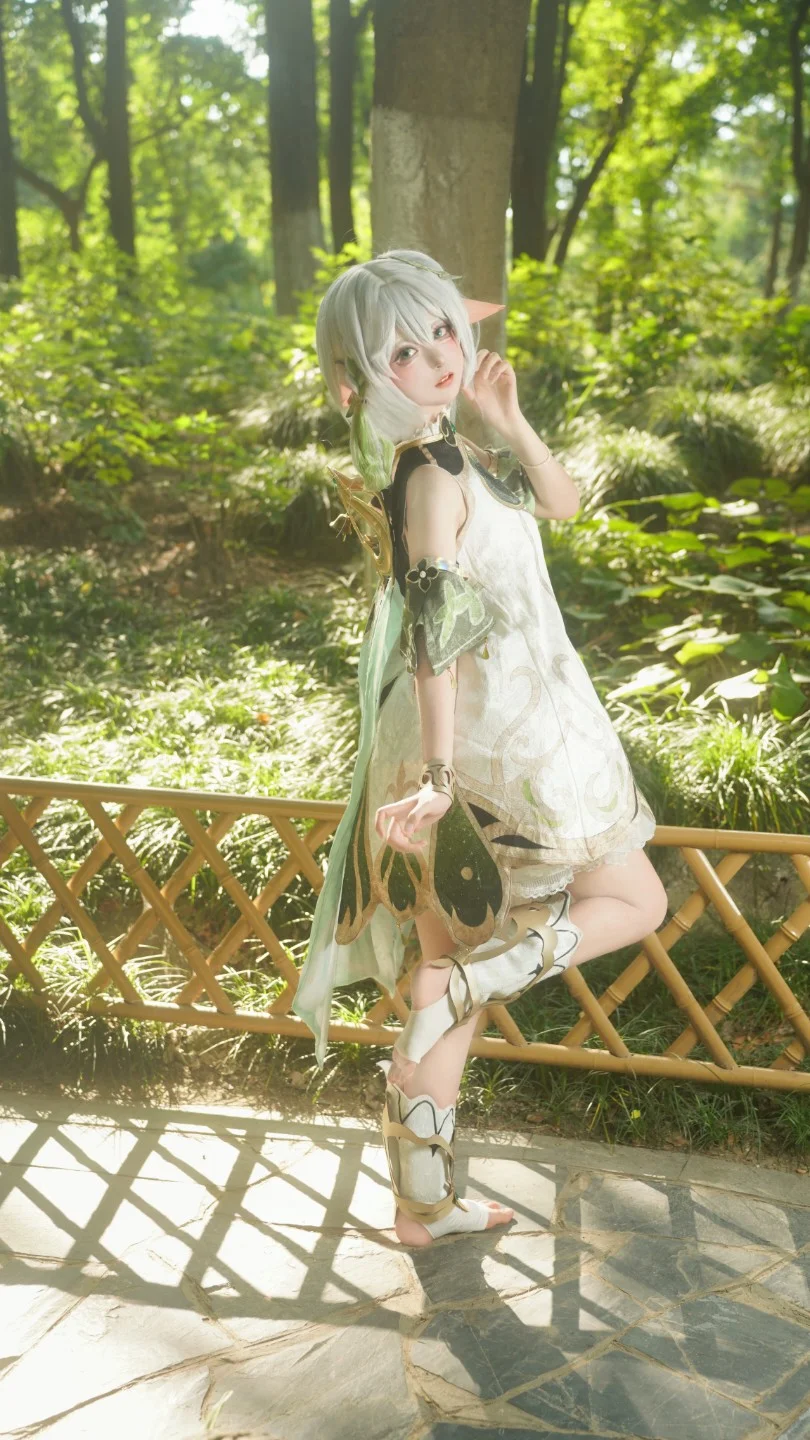 原神, 纳西妲cos, 二次元cosplay, 亮调摄影, 合肥互勉 - 第1张