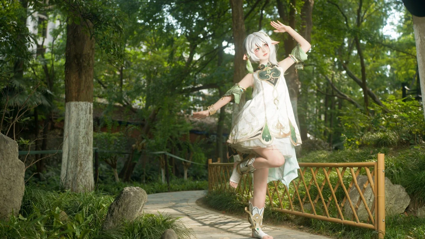 原神, 纳西妲cos, 二次元cosplay, 亮调摄影, 合肥互勉 - 第8张