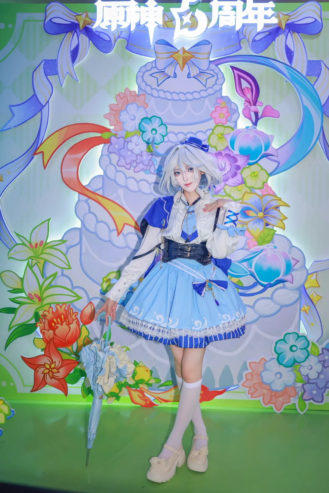 二次元, 原神, フリーナ コスプレ, オフラインイベント, コスプレ撮影