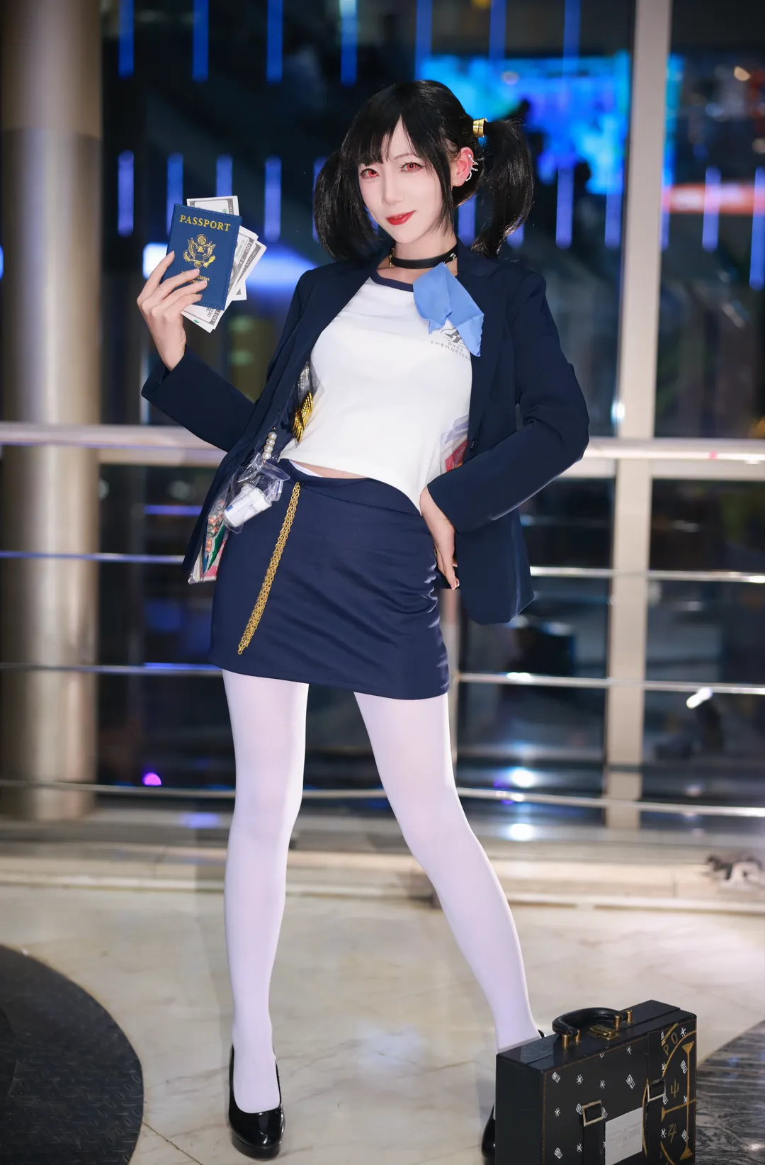 cosplay, 胜利女神nikke, 制服穿搭, 索拉cos, 二次元假发 - 第1张